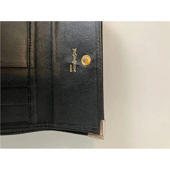 Yves Saint Laurent Black Bifold Wallet - Picture 3 of 4